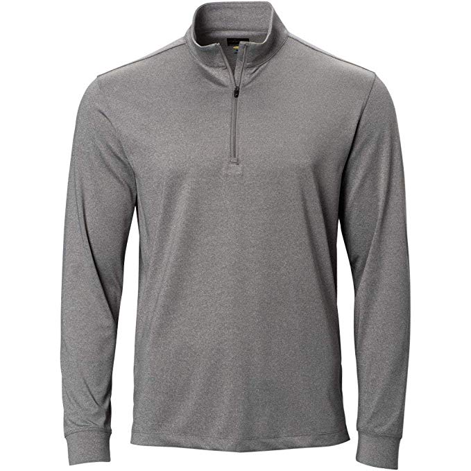 Greg Norman Mens Draw Quarter Zip Mock Golf Pullovers