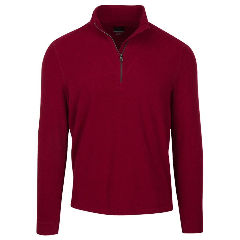 Mens Greg Norman Quarter Zip Mock Golf Pullovers