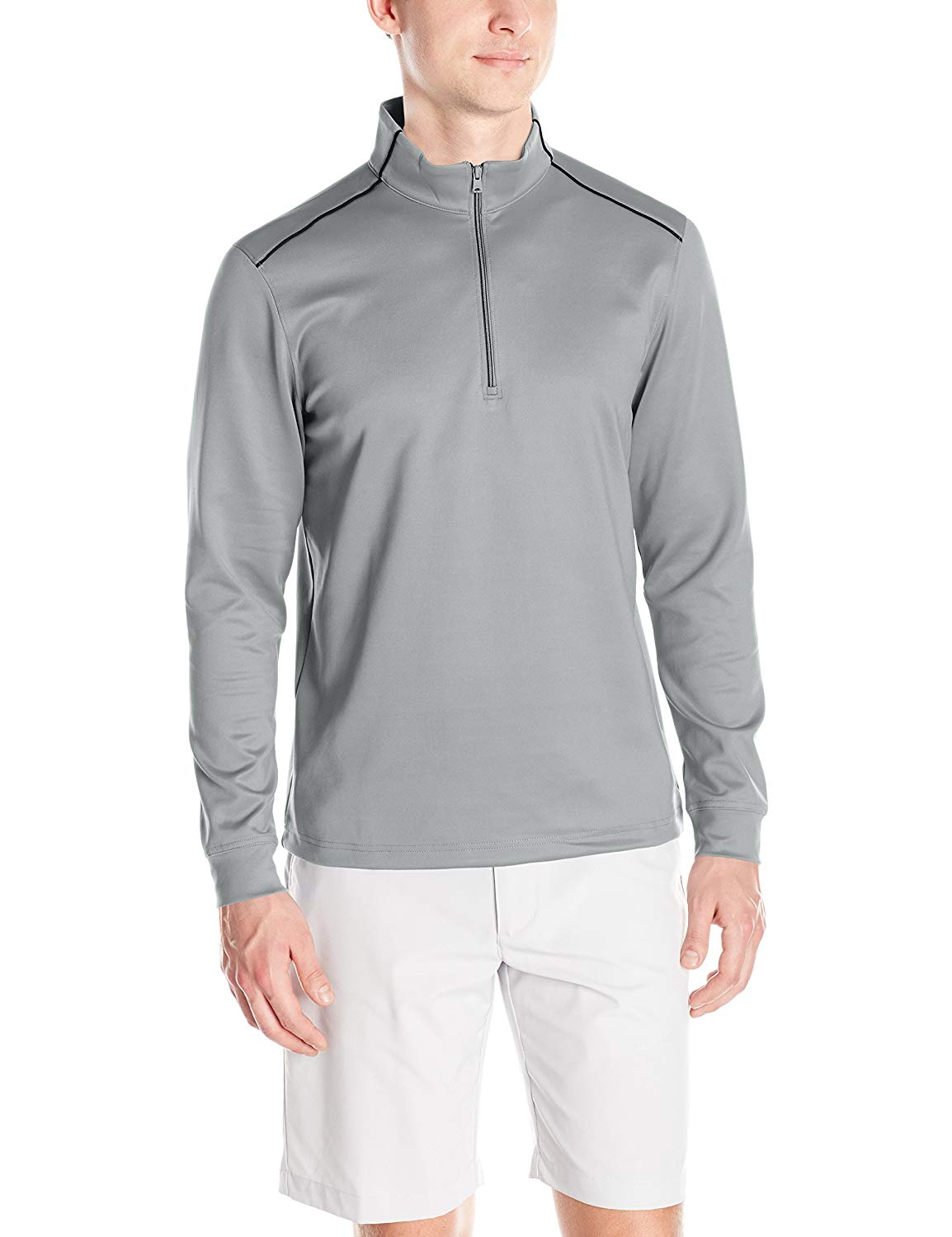 Greg Norman Mens Quarter Zip Pullover Golf Tops