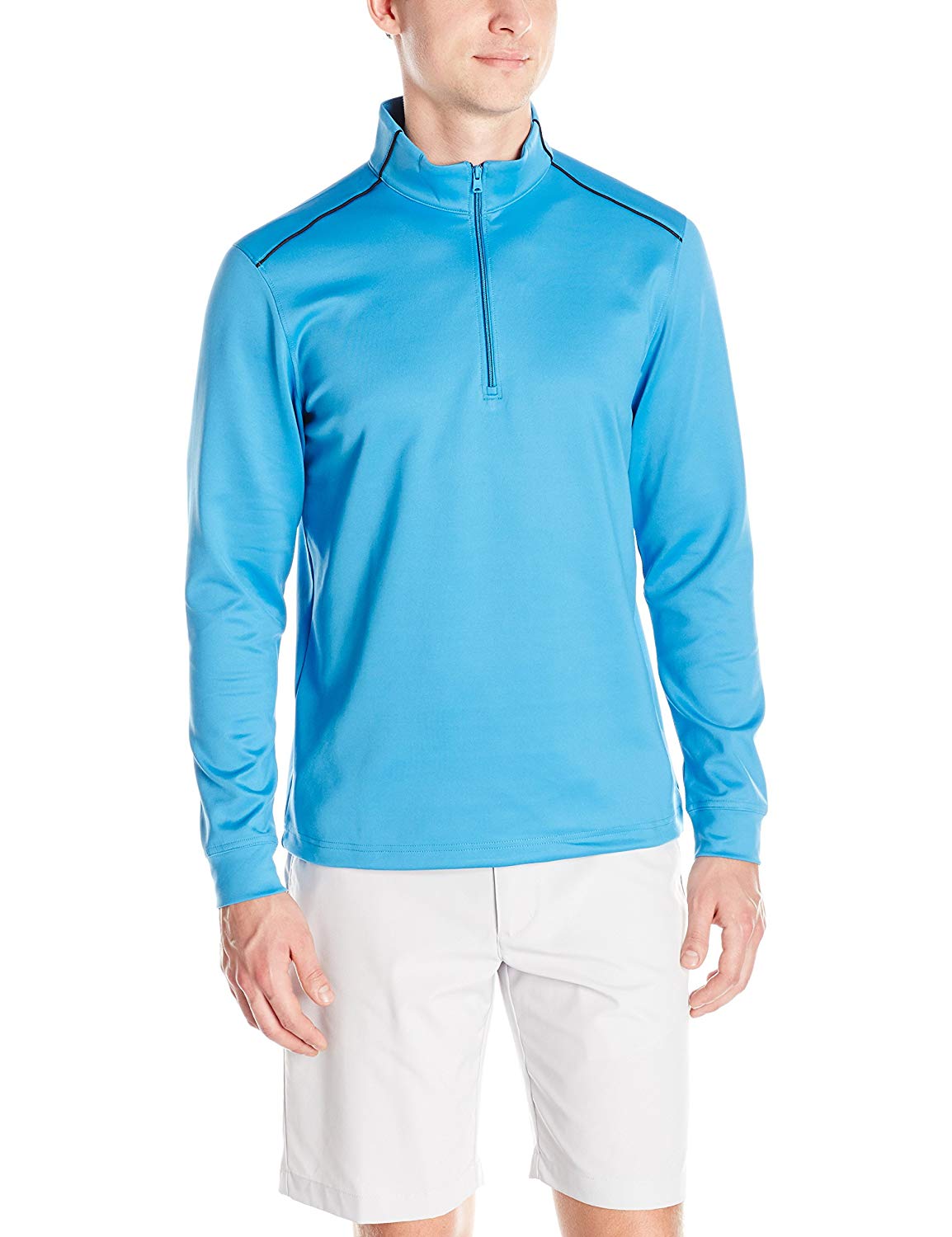 Greg Norman Mens Quarter Zip Pullover Golf Tops