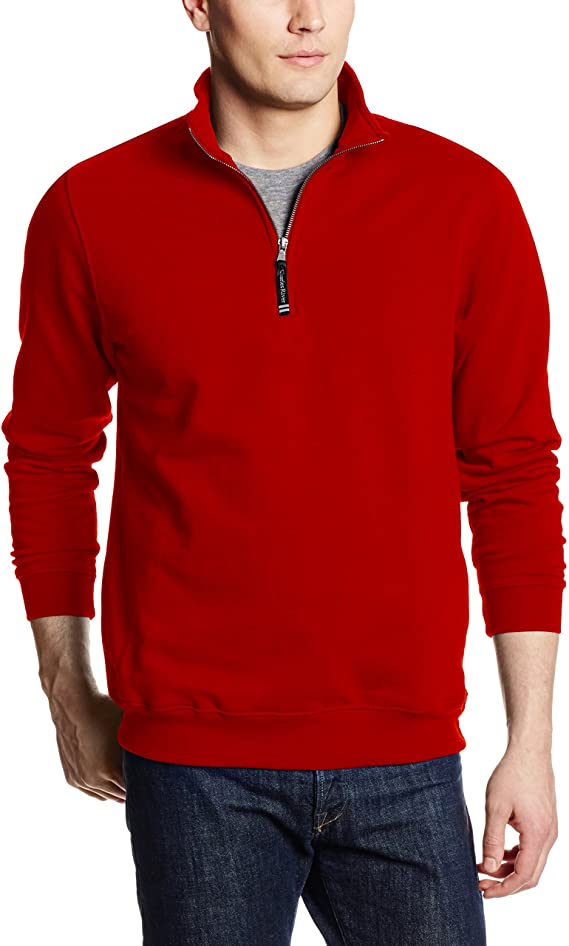 Charles River Apparel Mens Crosswind Quarter Zip Golf Sweatshirts