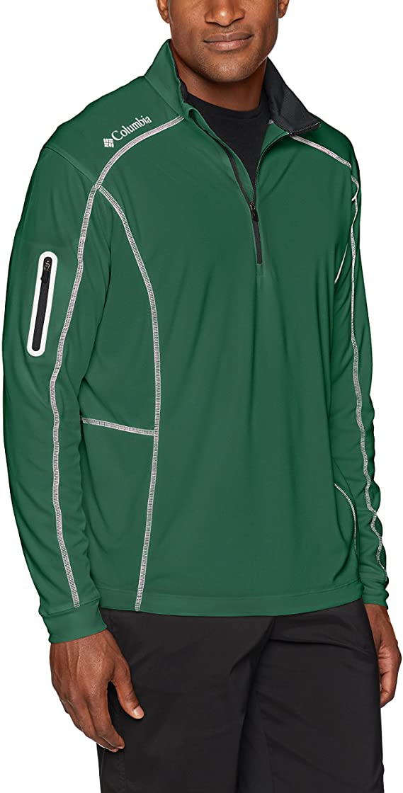 Mens Columbia Omni-Wick Shotgun Golf Pullovers