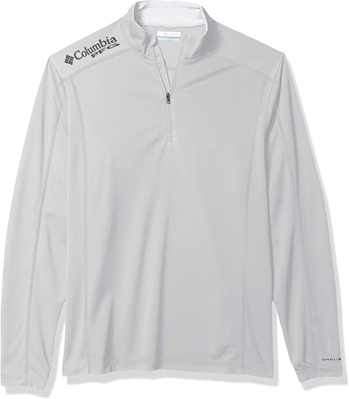 Columbia Mens PFG Low Drag Sun Protection Golf Pullovers
