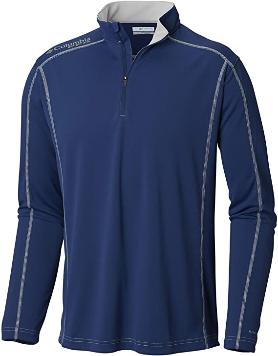 Columbia Mens PFG Low Drag Sun Protection Golf Pullovers