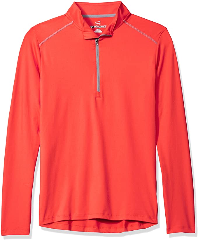 Mens Hanes Sport Performance Quarter Zip Golf Pullovers