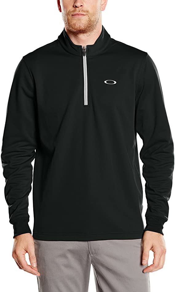 Oakley Mens Solid Fleece Golf Pullovers