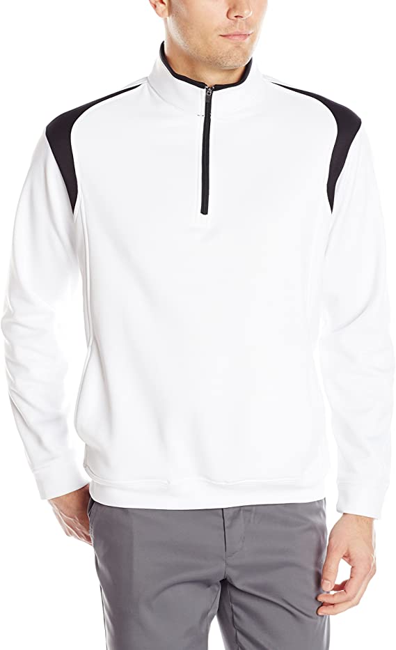 PGA Tour Mens Performance Tech Fleece Golf Pullovers