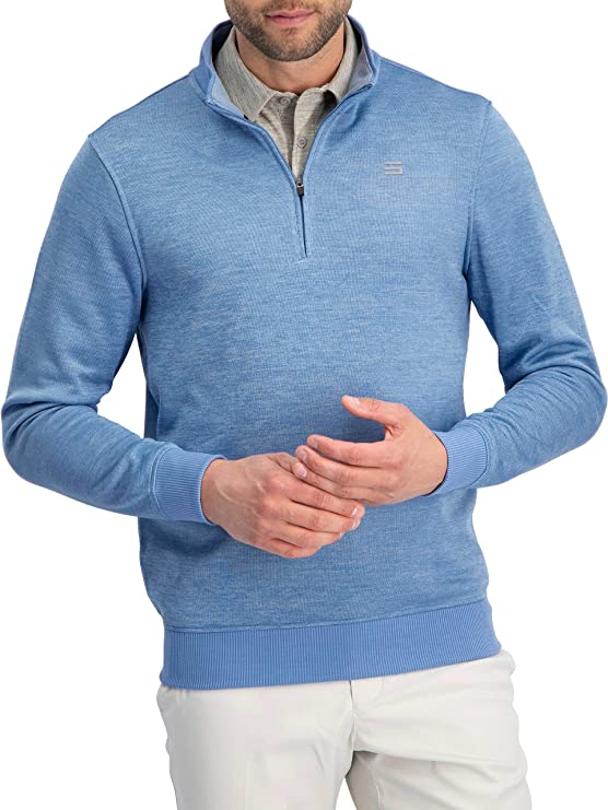 Mens Three Sixty Six Dri Fit Golf Sweater Pullovers