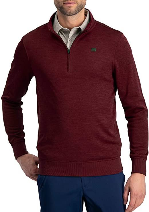 Three Sixty Six Mens Dri Fit Golf Sweater Pullovers