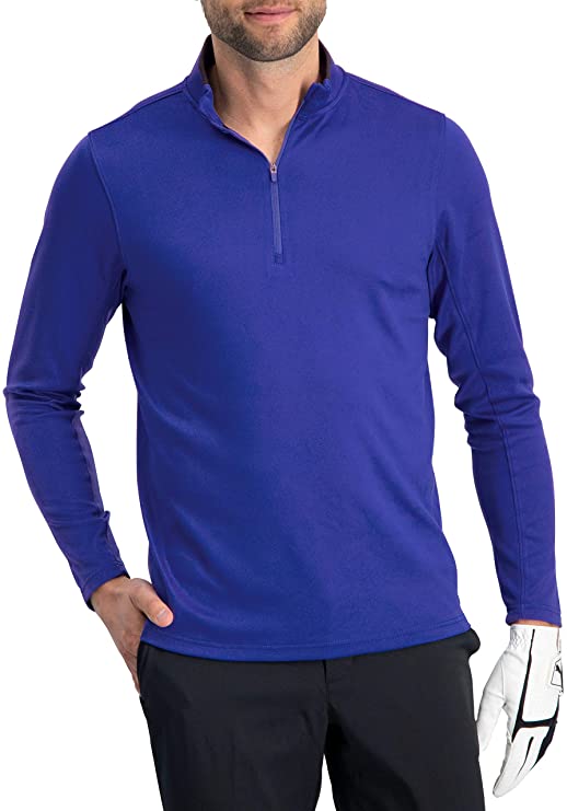 Mens Three Sixty Six Half Zip Fleece Golf Pullovers