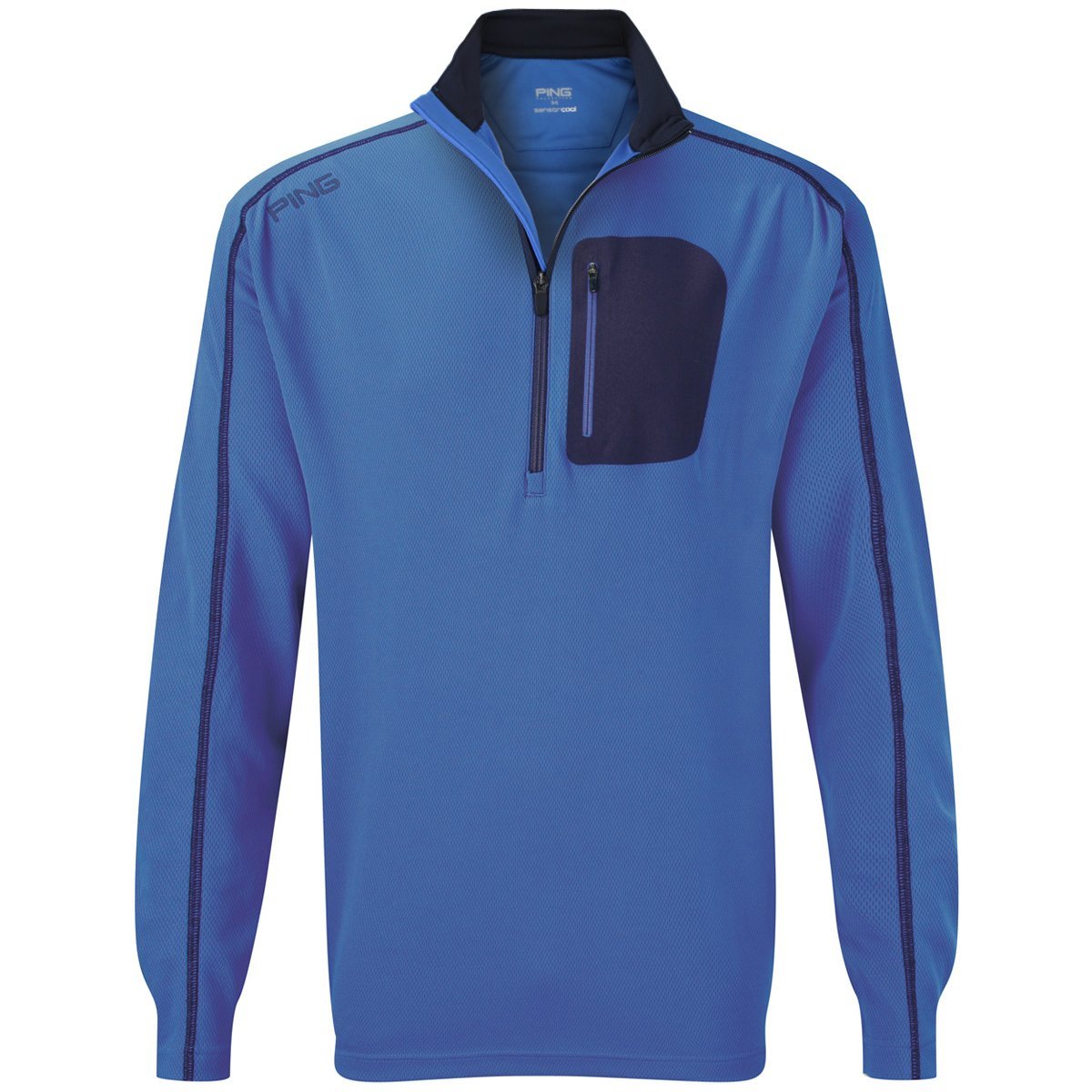 Mens Ping Collection Reagan Zip Neck Golf Pullovers
