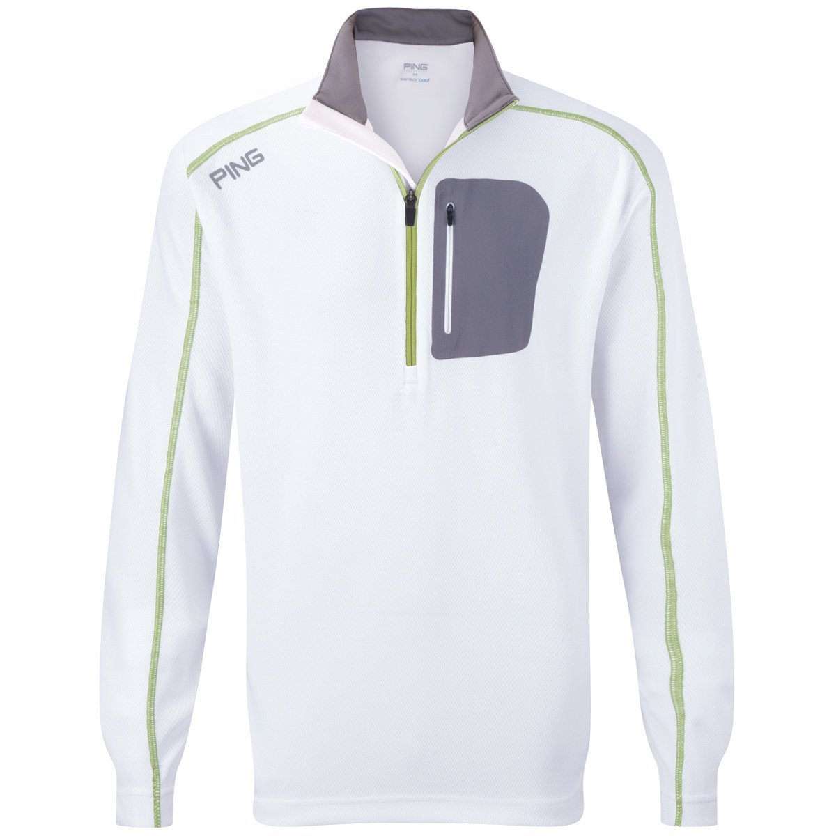 Mens Collection Reagan Zip Neck Golf Pullovers