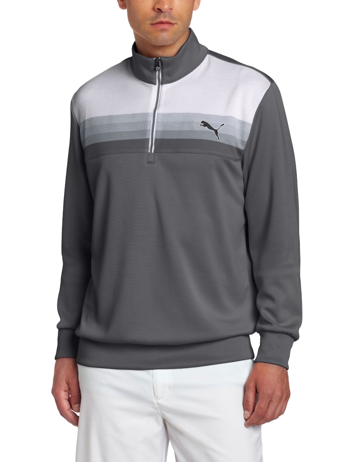 Mens Puma Graphic Quarter Zip Golf Popovers