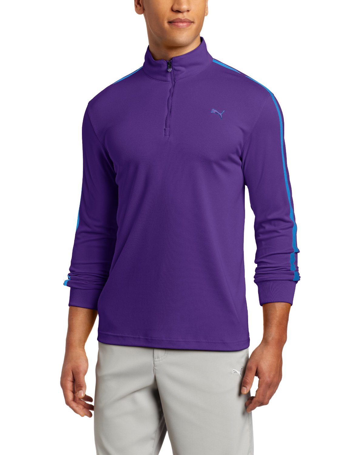 Puma Longsleeve Quarter Zip Golf Tops