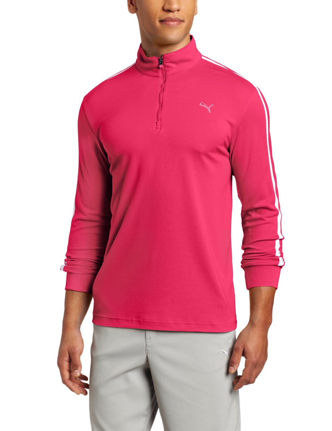 Mens Longsleeve Quarter Zip Golf Tops