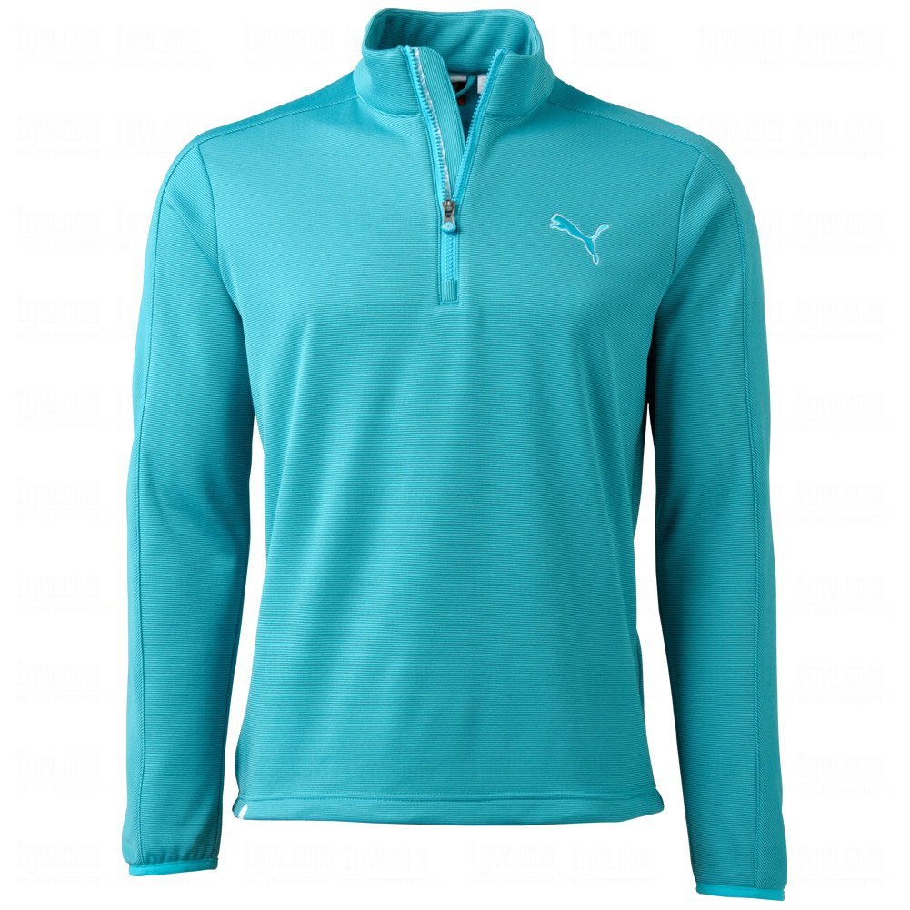 Mens Puma NA Stripe Golf Popover Shirts