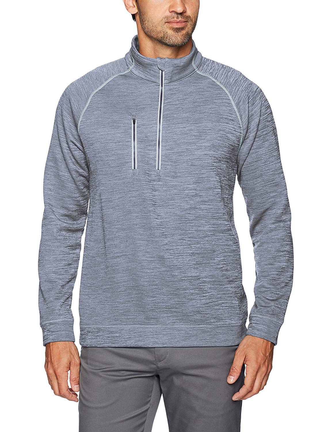 Puma Mens Pwrwarm Heather Golf Pullovers