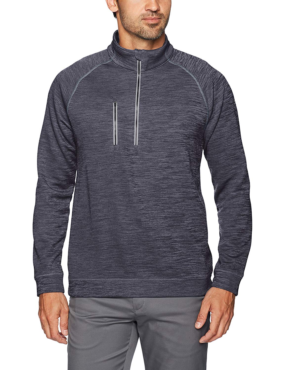 Puma Mens Pwrwarm Heather Golf Pullovers