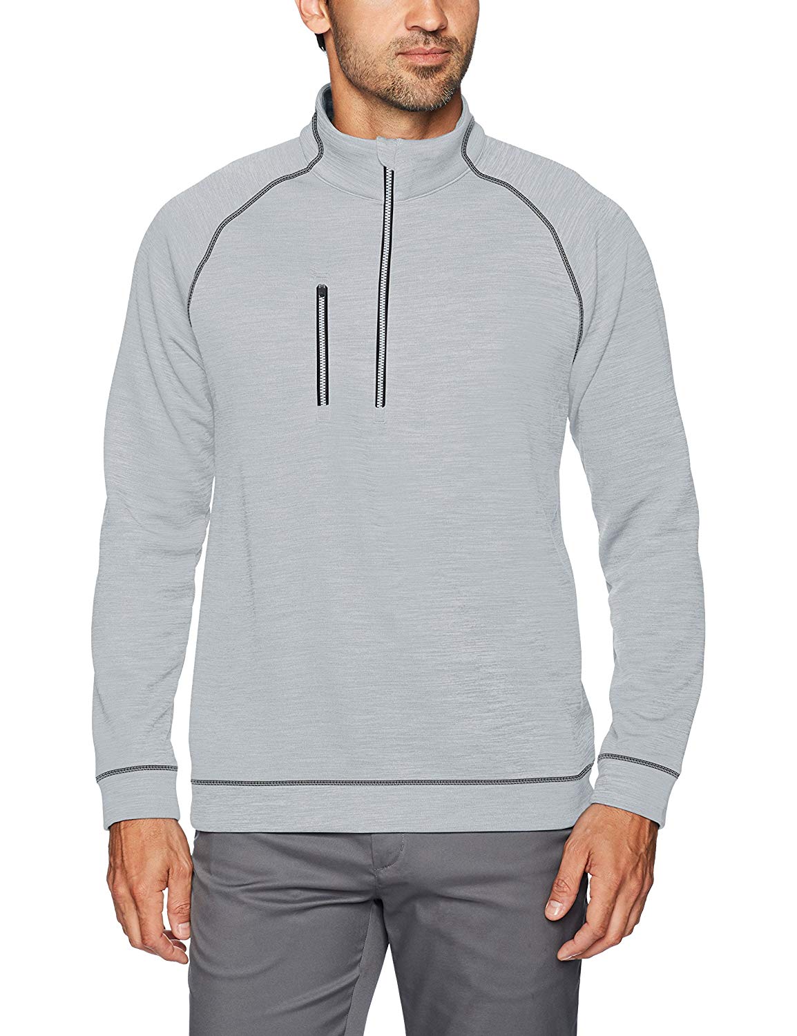 Puma Mens Pwrwarm Heather Golf Pullovers