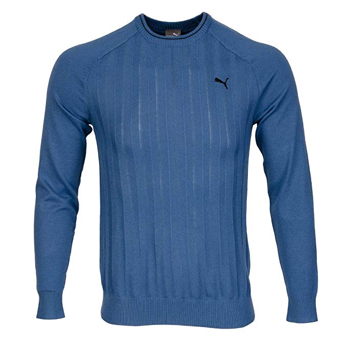 Mens Puma SportLux Crew Neck Golf Sweaters