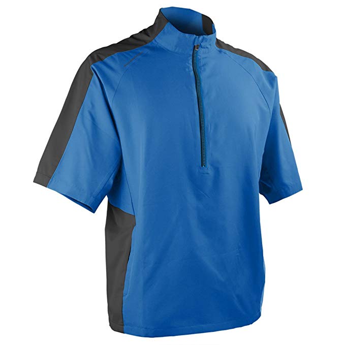 Mens Sun Mountain Headwind Short Sleeve Golf Pullovers