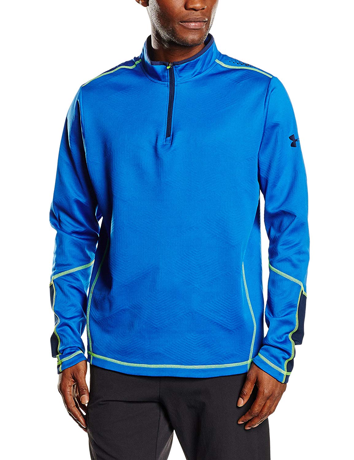 Mens Under Armour ColdGear Infrared Warm-Up Golf Pullover Tops