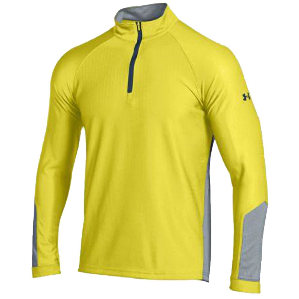 Mens Under Armour Loft Colorblock Mock Golf Pullovers