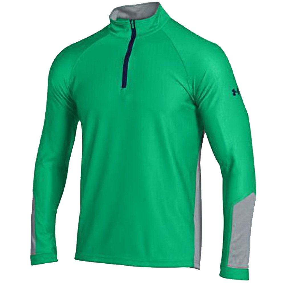 Under Armour Mens Loft Colorblock Mock Golf Pullovers