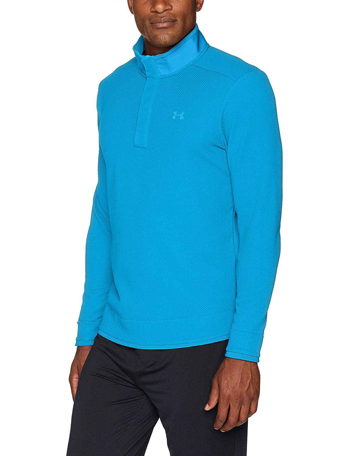 Under Armour Mens Storm Sweater Fleece Snap Golf Mocks