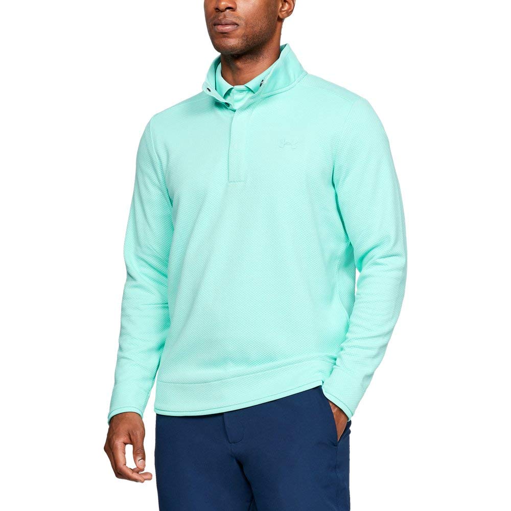 Under Armour Mens Storm Sweater Fleece Snap Golf Mocks