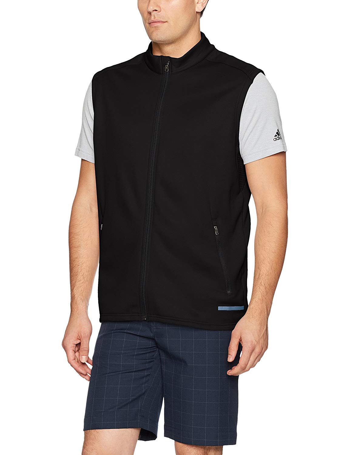 Adidas Mens Climaheat Hybrid Full Zip Golf Vests