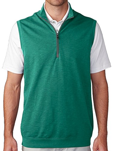 Mens Ashworth Slub French Terry Half Zip Golf Vests