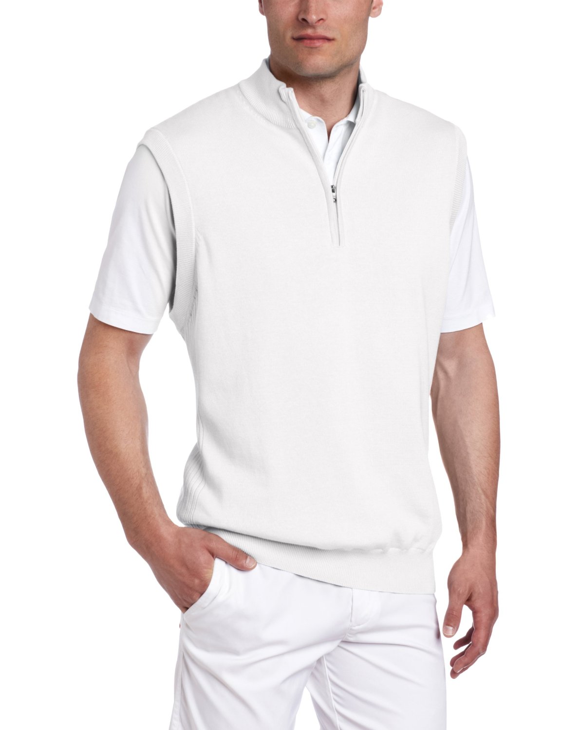 Greg Norman Collection Lined Pima Golf Vests