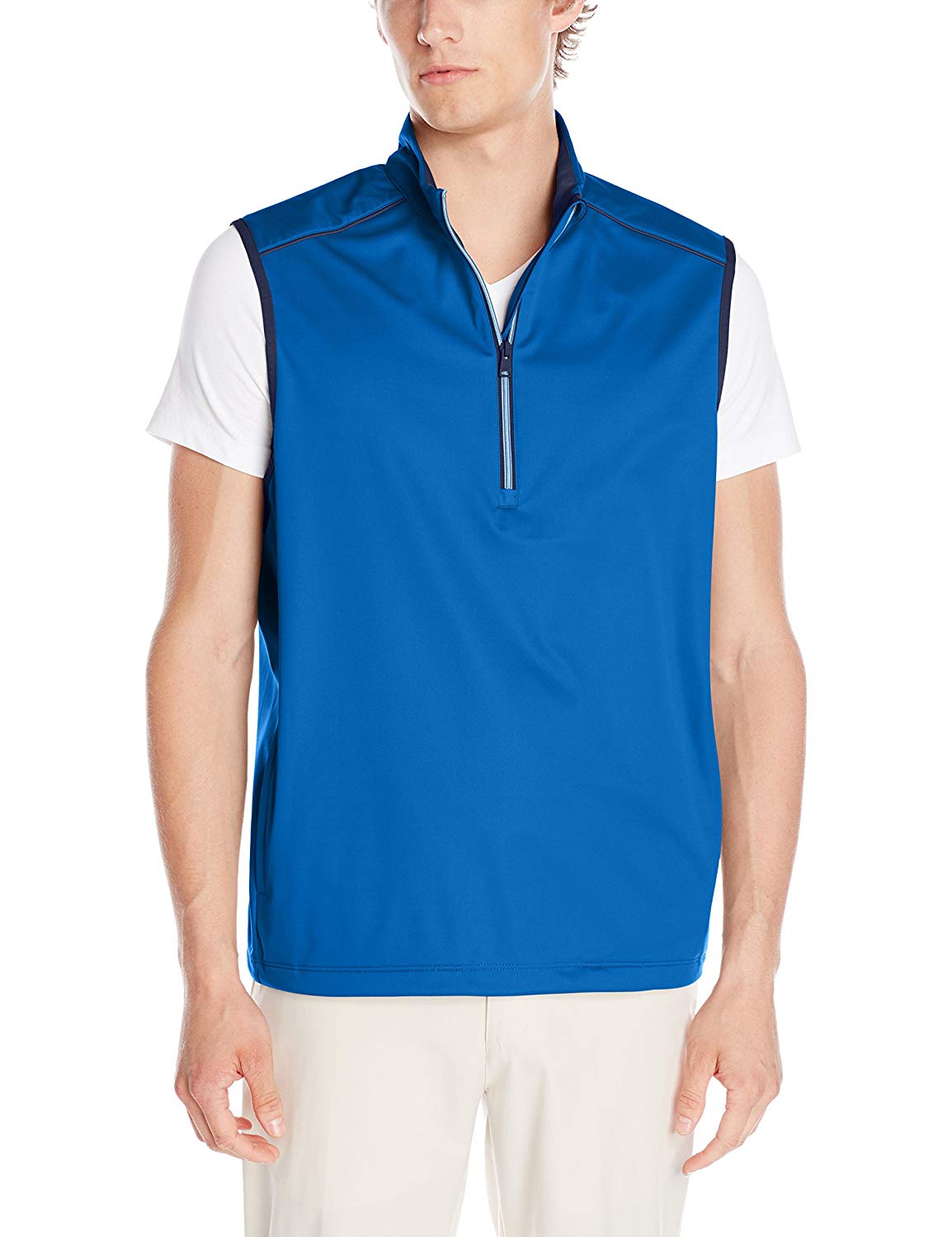 Mens Greg Norman Collection Weather Knit Golf Vests