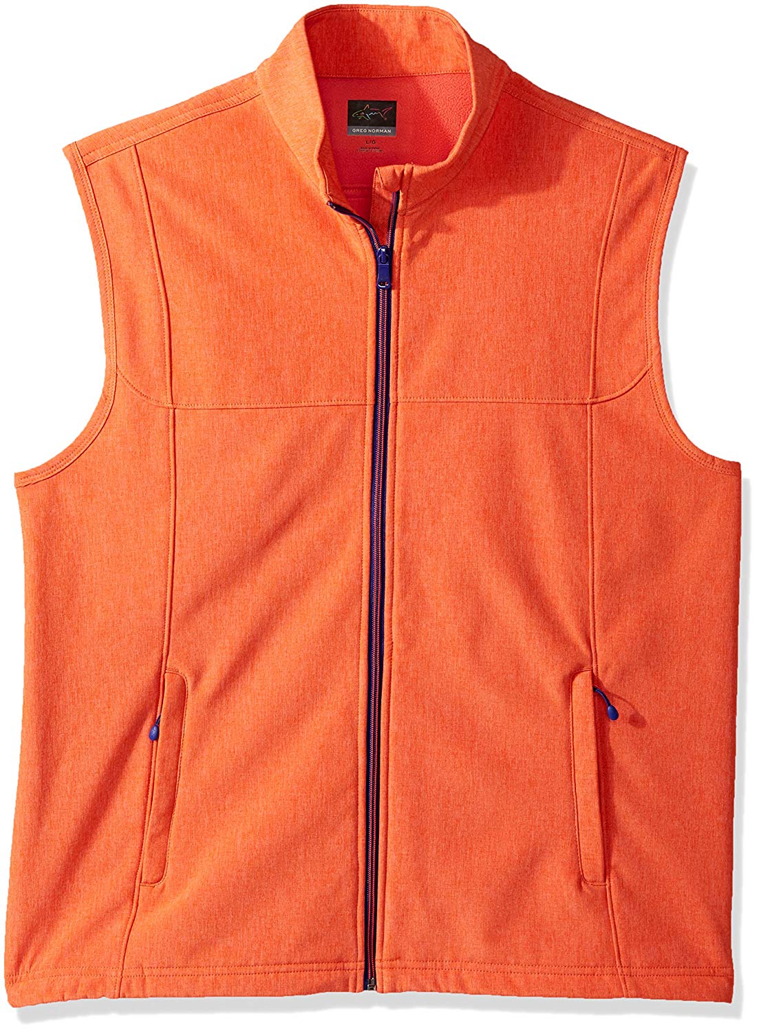 Greg Norman Mens Fashion Tech Golf Vests