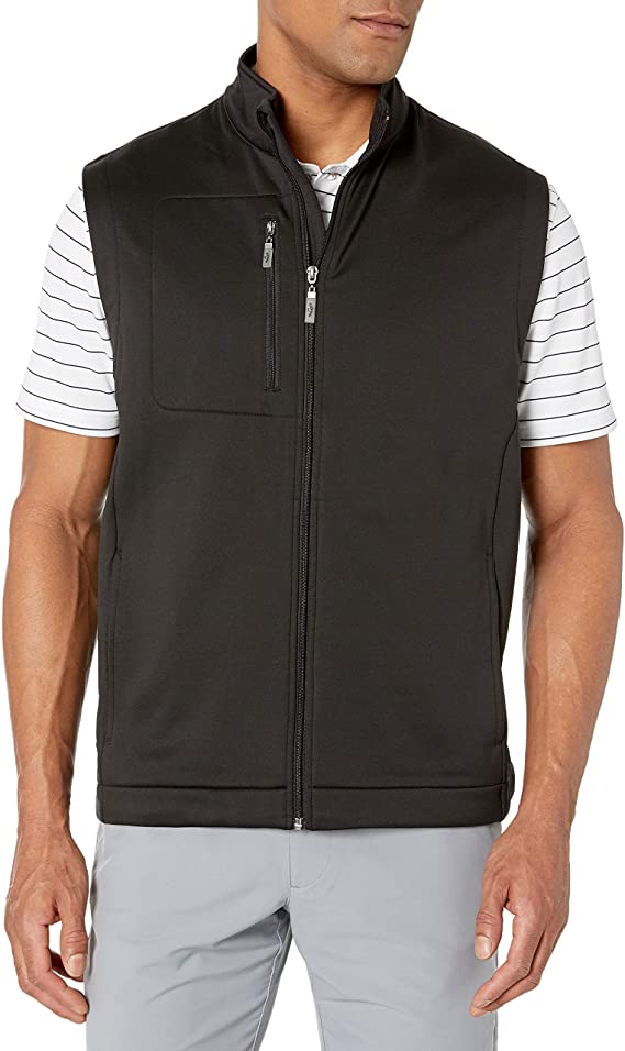 Mens Callaway Full Zip Sleeveless Fleece Golf Vests
