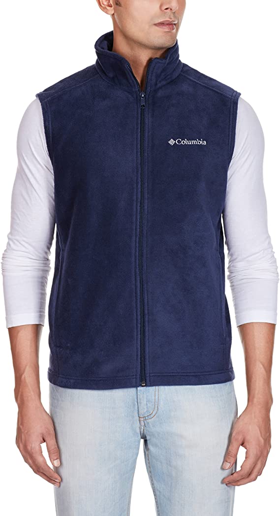 Mens Columbia Cathedral Peak Fleece Golf Vests