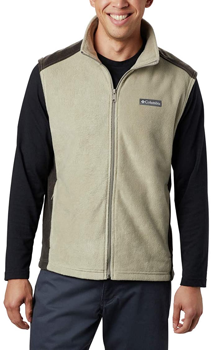 Mens Columbia Full Zip Fleece Golf Vests