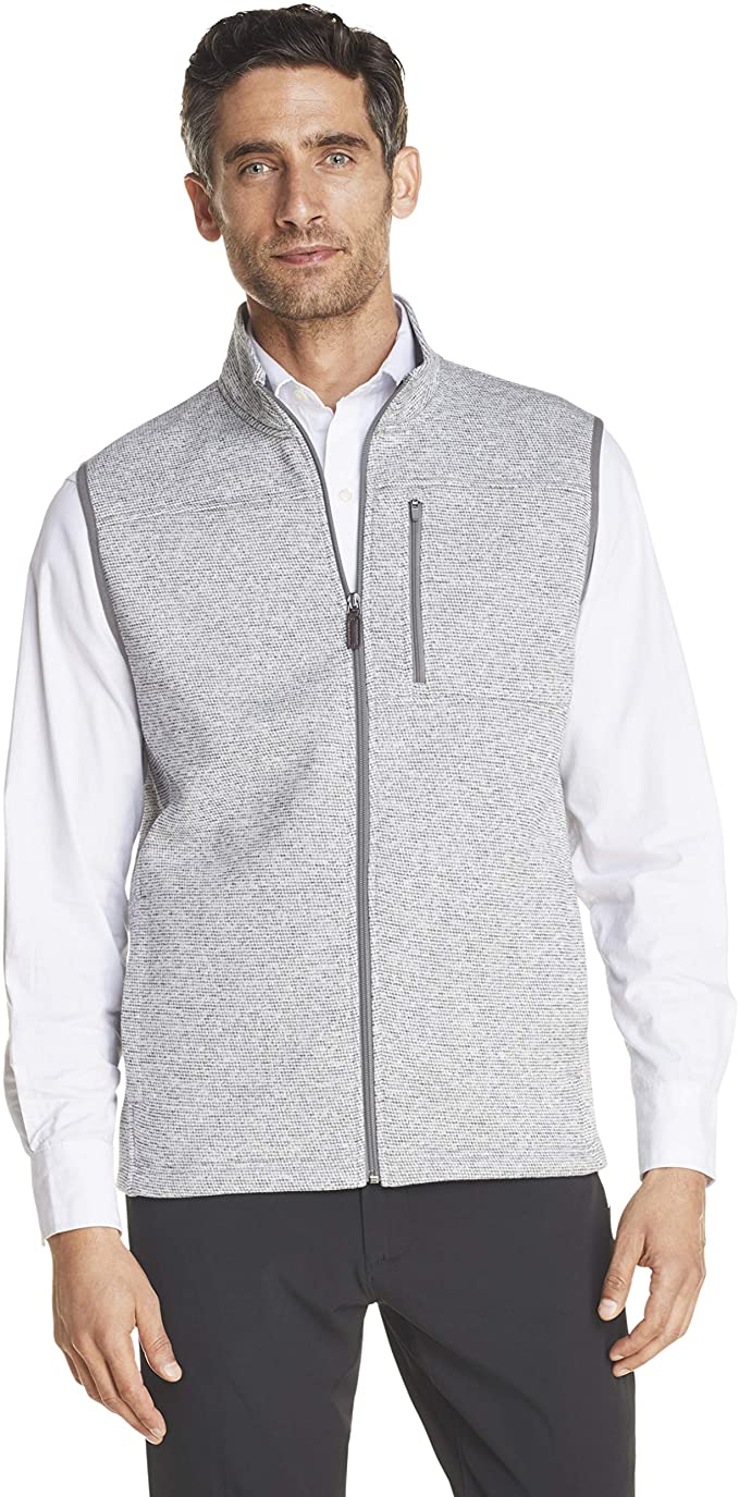 Mens Izod Premium Essentials Fleece Golf Vests