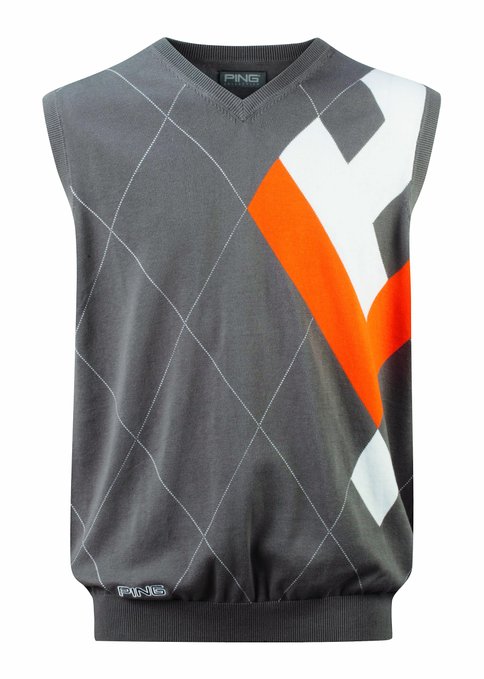 Mens Ping Collection Benito Argyle Tank Top Golf Vests