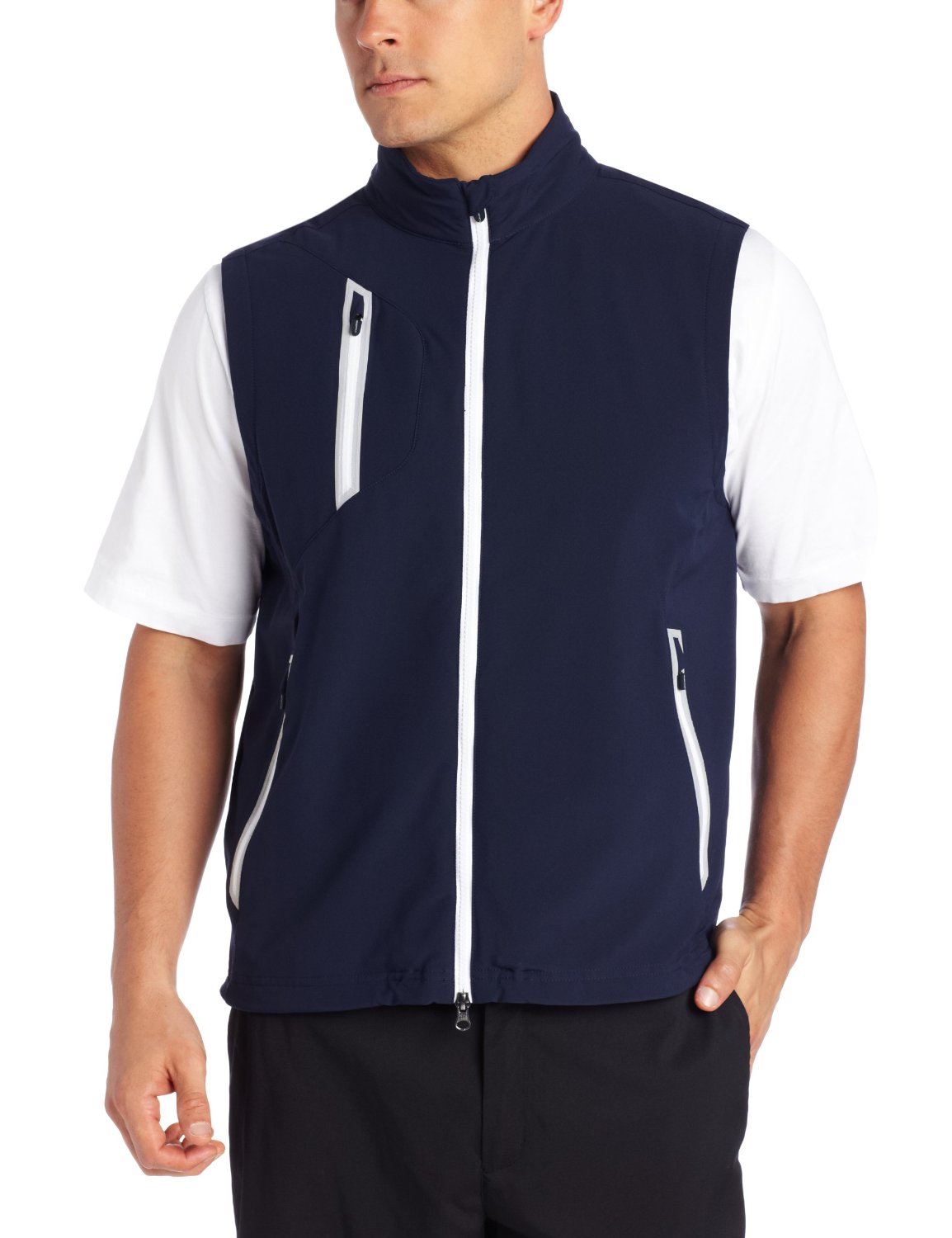 Zero Restriction Full Zip Golf Vests