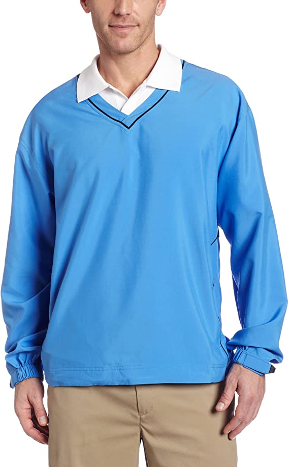 Mens Cutter and Buck WindTec Active V-Neck Golf Windshirts