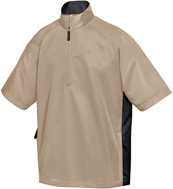 Tri-Mountain Mens All Season Half Zip Short Sleeve Golf Windshirts