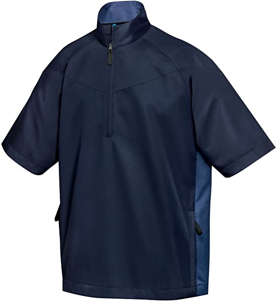 Tri-Mountain Mens All Season Half Zip Short Sleeve Golf Windshirts