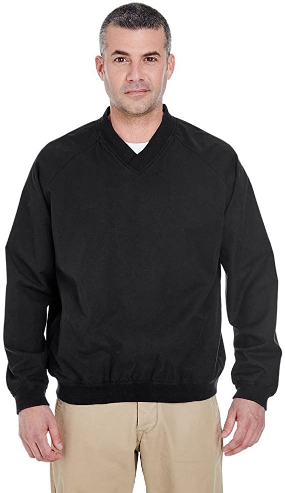 UltraClub Mens V-Neck Golf Windshirts