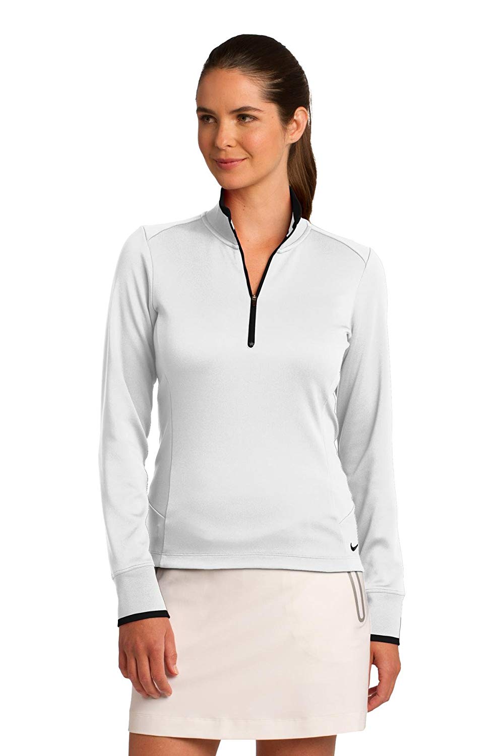 nike half zip dri fit pullover women's