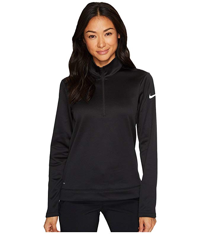 nike women's dry half zip golf shirt