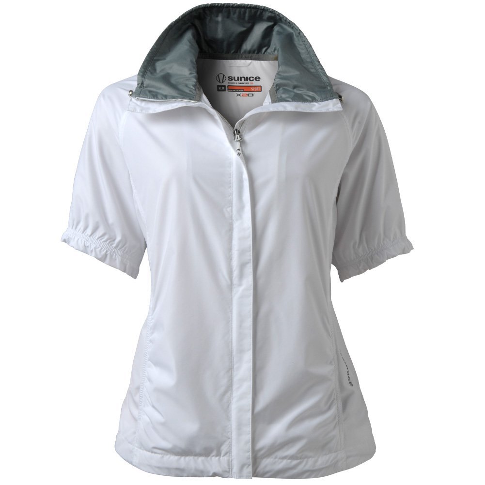 ladies short sleeve golf rain jacket