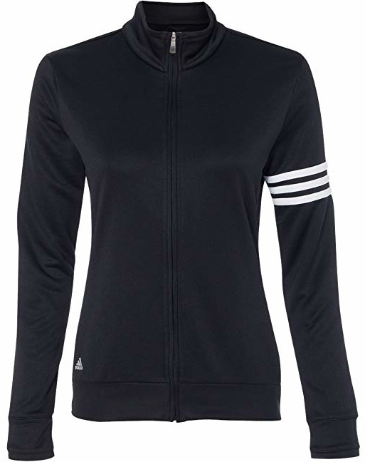 Adidas Womens Climalite 3 Stripes French Terry Golf Jackets