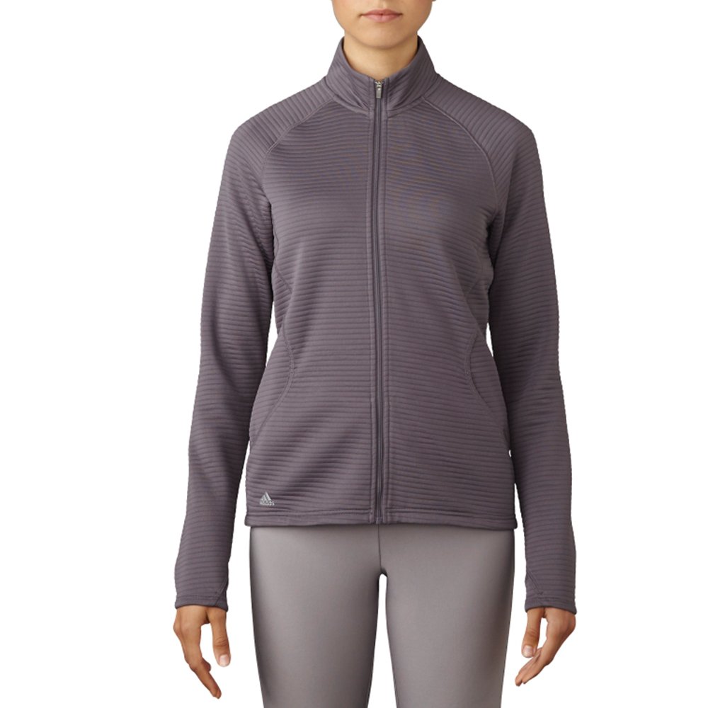 Adidas Womens Essential Full Zip Textured Golf Jackets